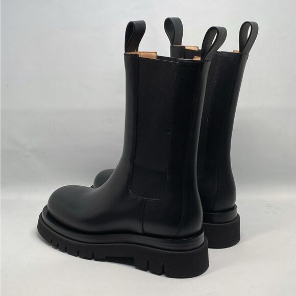 Bottega Veneta Lug Sole Leather Chelsea Boots size 38.5 - Picture 7 of 16
